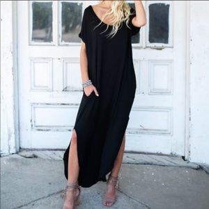 Weekender black maxi dress